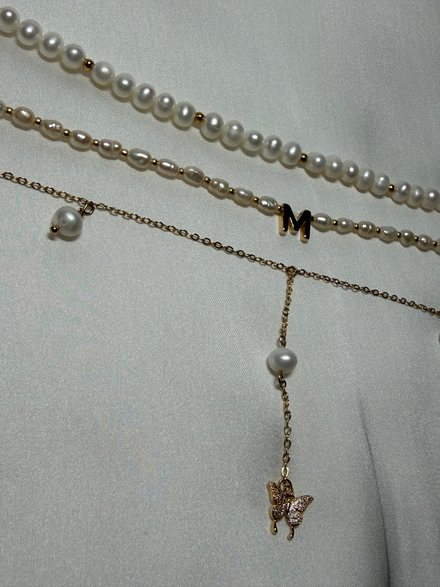 Love Me with Pearls Necklace